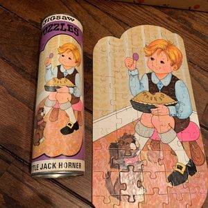 Vintage Little Jack Horner jigsaw puzzle